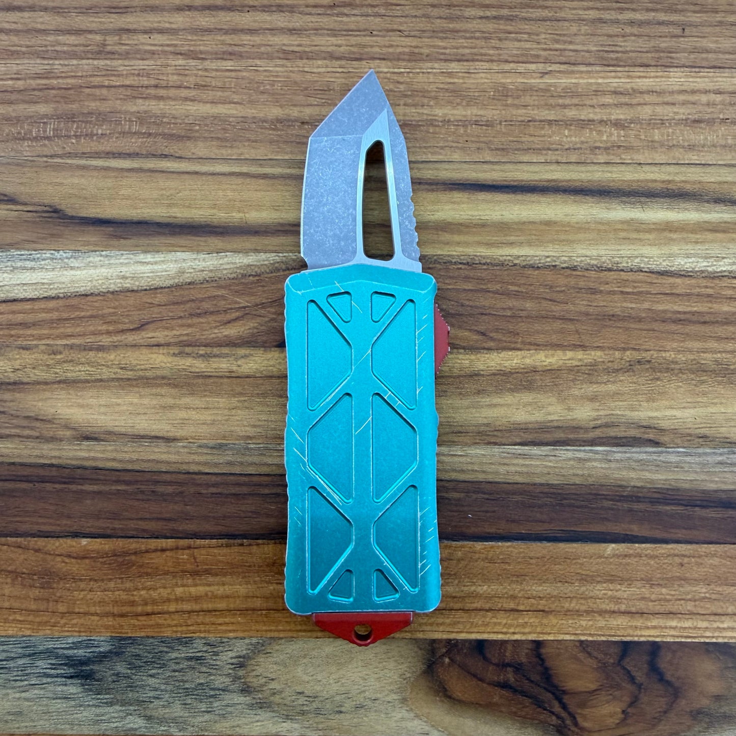 Microtech Signature Series Exocet T/E 2" OTF w/ Bounty Hunter Handle & Money Clip