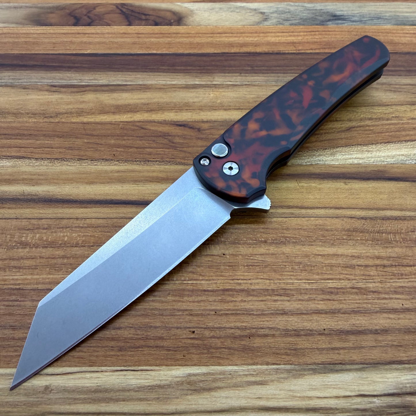Pro-Tech Malibu 3.25" Flipping Knife w/ Del Fuego Aluminum Handle