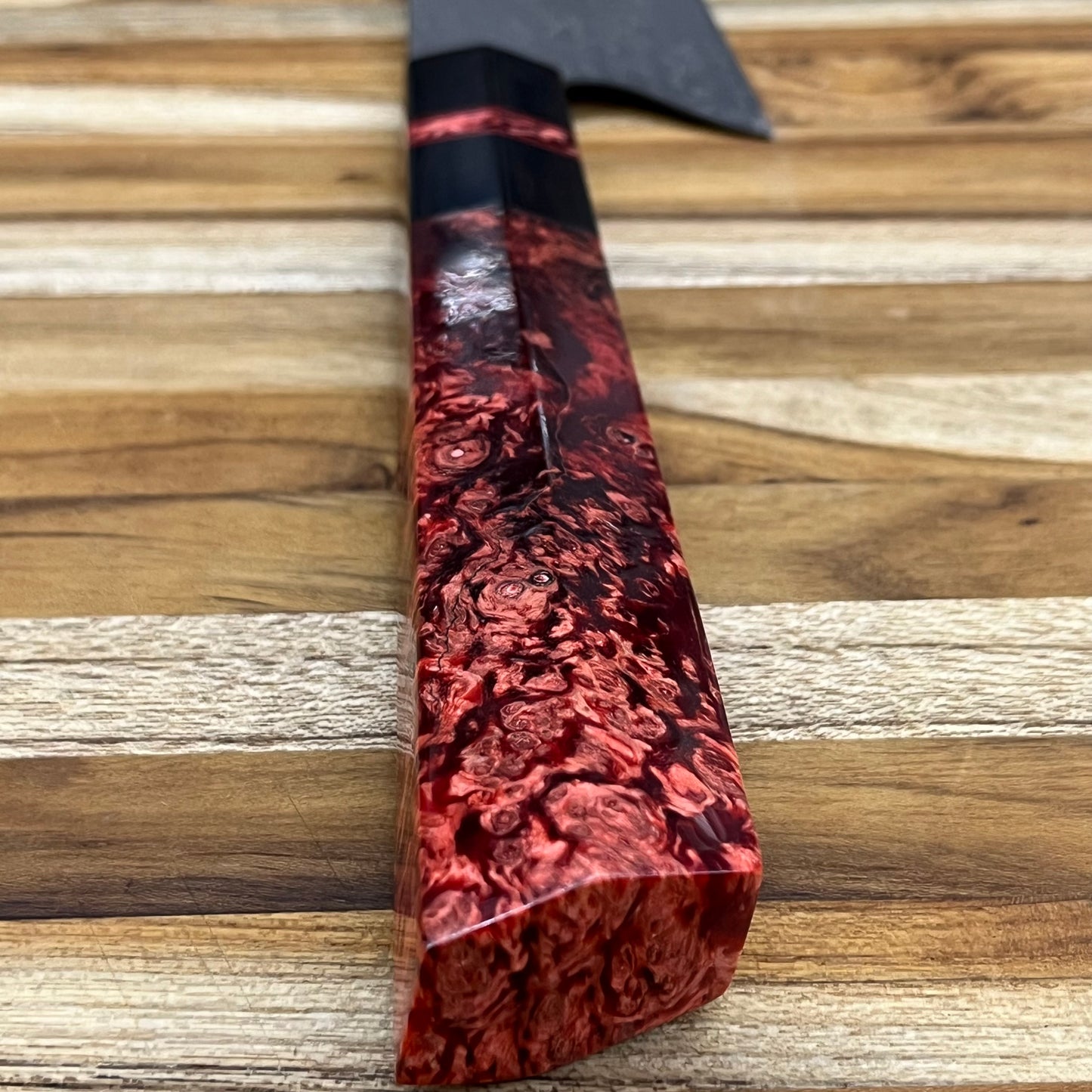 Alfredo Faccipieri Artisanal 220mm (8.5") Gyuto w/ K-Tip & Red Maple Handle