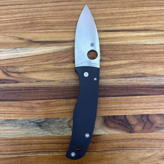 Spyderco Bodacious 3.5" Folding Knife w/ Black G10 Handle