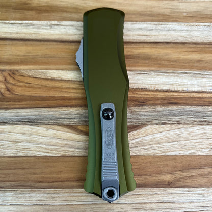 Microtech Hera II 4" Apocalyptic OTF w/ OD Green Aluminum Handle