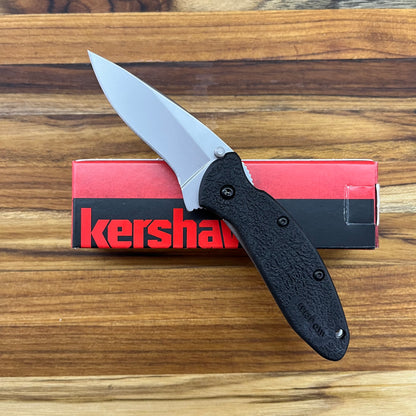 Kershaw Scallion 2.5" Flipping Knife w/ Black Nylon Handle