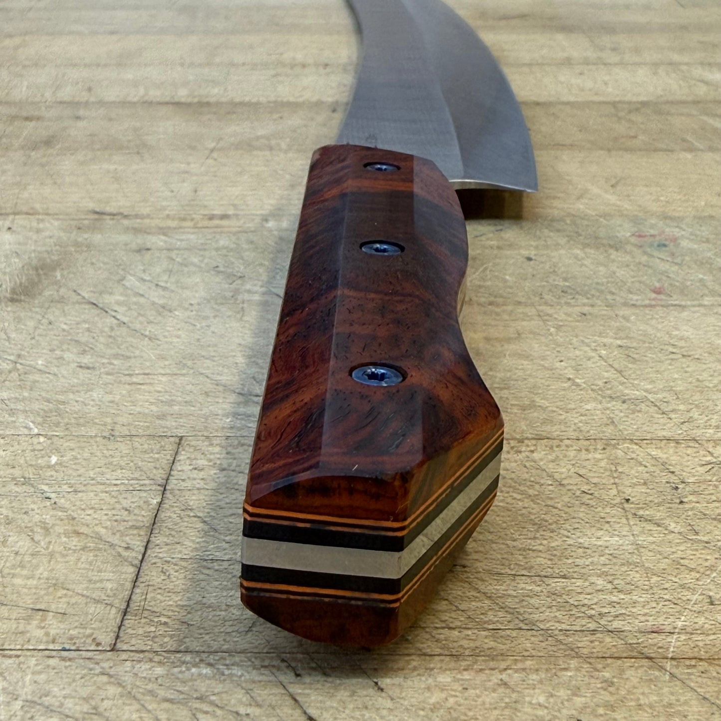Meglio Blade Show Custom 14" CD#1 Scimitar w/ S-Grind & Cocobolo Handle