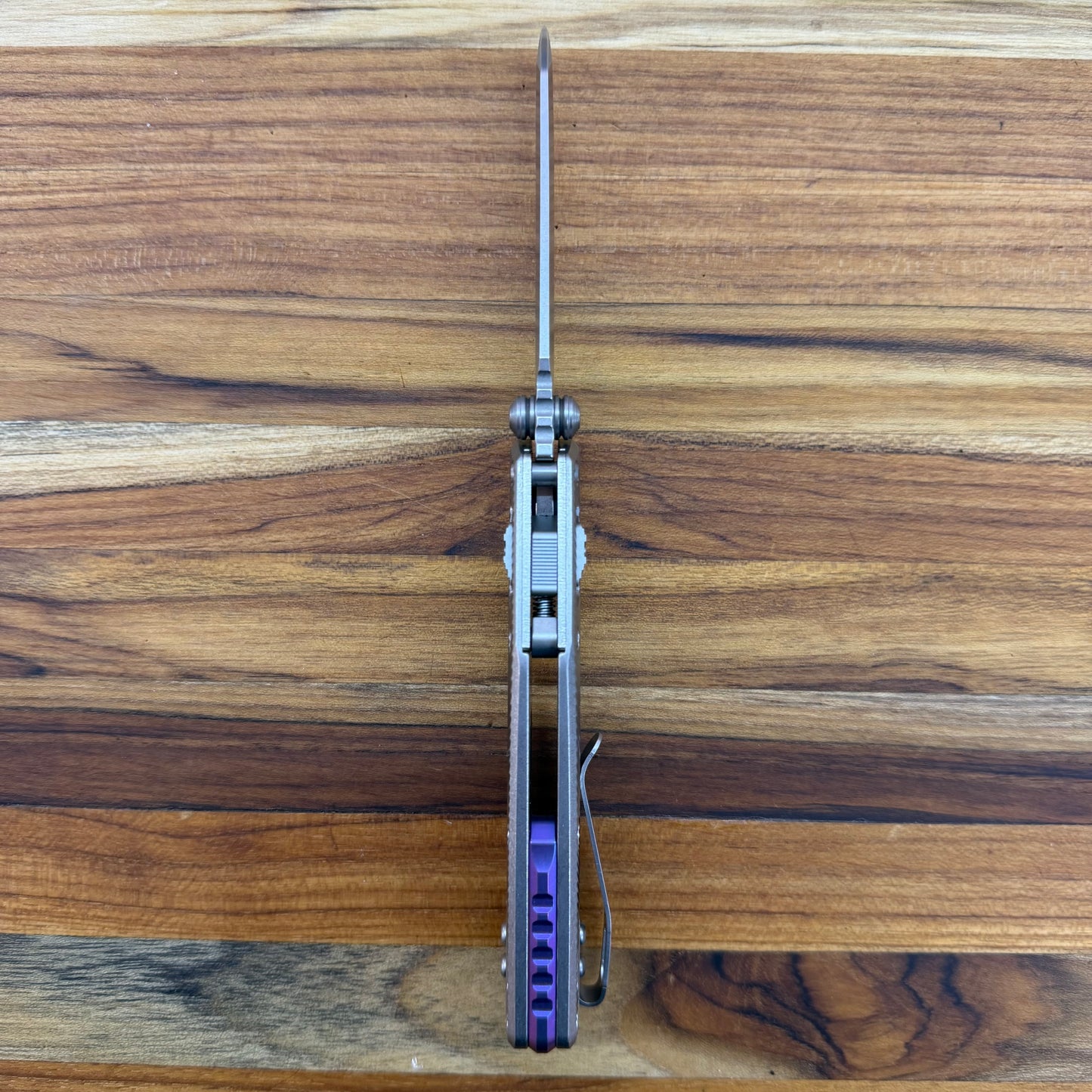 Microtech Marfione Select MSI Mini 3" Folding Knife w/ Fluted Titanium Handle