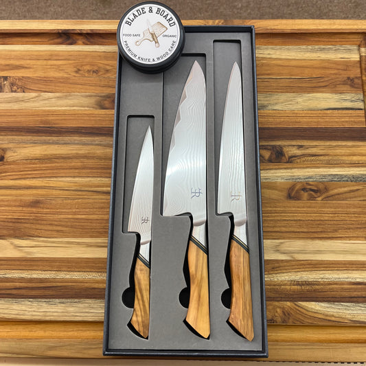 Ryda Knives A-73 Series 5pc Holiday Legacy Chef's Set