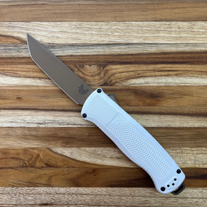 Benchmade Shootout 3.5" OTF w/ Cool Gray Grivory Handle