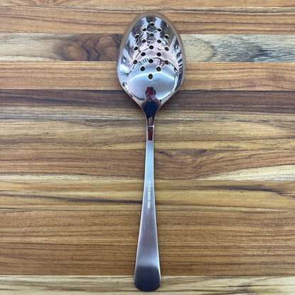 Mercer Tool 9" Satin Perforated Bowl Plating Spoon