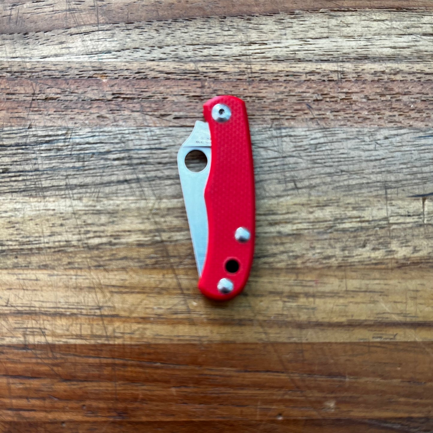 Spyderco Bug 1" Folding Knife w/ Red Handle