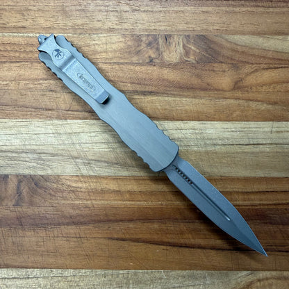 Microtech Dirac D/E 3" OTF Apocalyptic w/ Natural Clear Handle