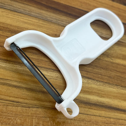 Mercer Tools White Y Peeler w/ Carbon Steel Blade