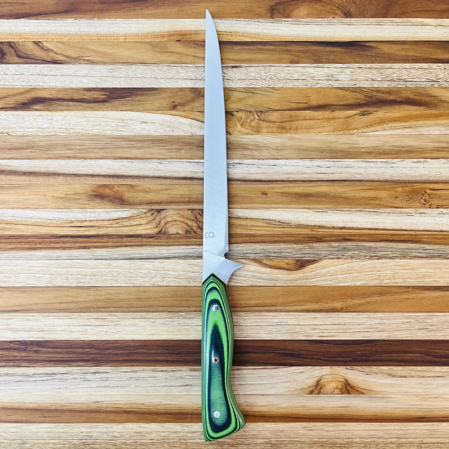 Baldwin Blades 8.25" Fillet Knife in AEB-L and Green G10