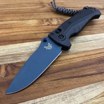 Benchmade Adira 3.5” Folding Knife w/ Tempest Gray Grivory Handle
