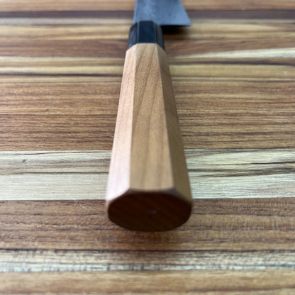 Kikuichi Kasumi Aoko Blue Carbon Damascus 150mm (6") Bunka
