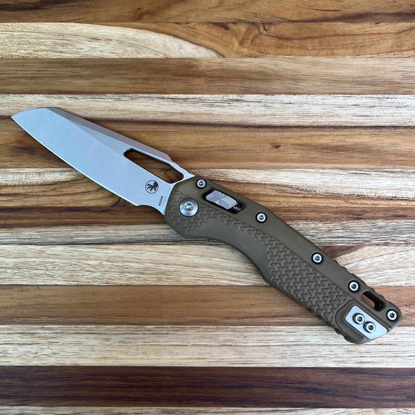 Microtech MSI 3.5" Folding Knife w/ RAM-LOK & Dark Earth Polymer