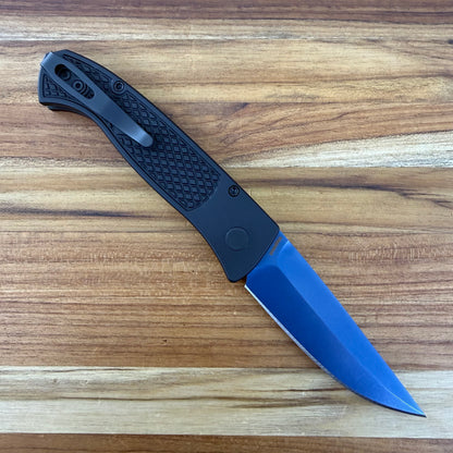 Pro-Tech Brend Classic 3" Auto w/ Sapphire Blade & Black Diamond Texture Aluminum Handle