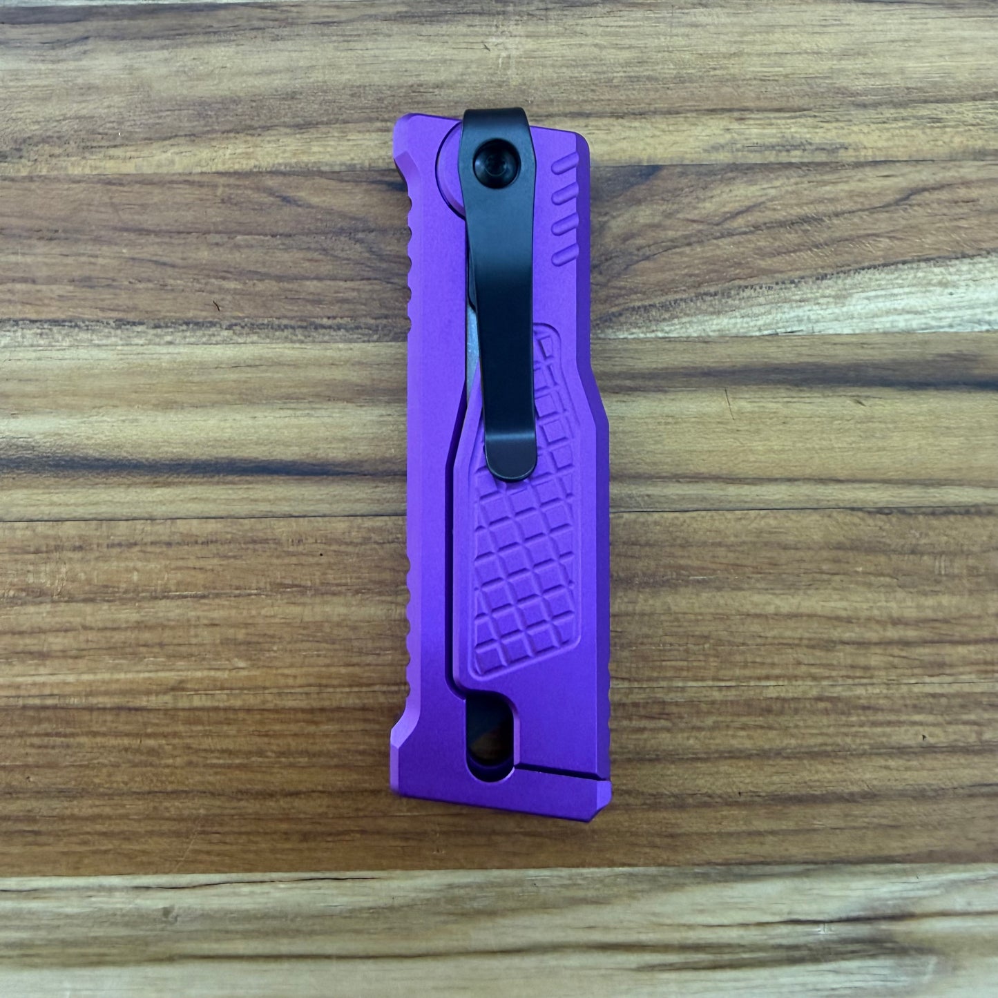 Reate Exo-U Gravity 2.5" Utility Knife w/ Purple Diamond Handle