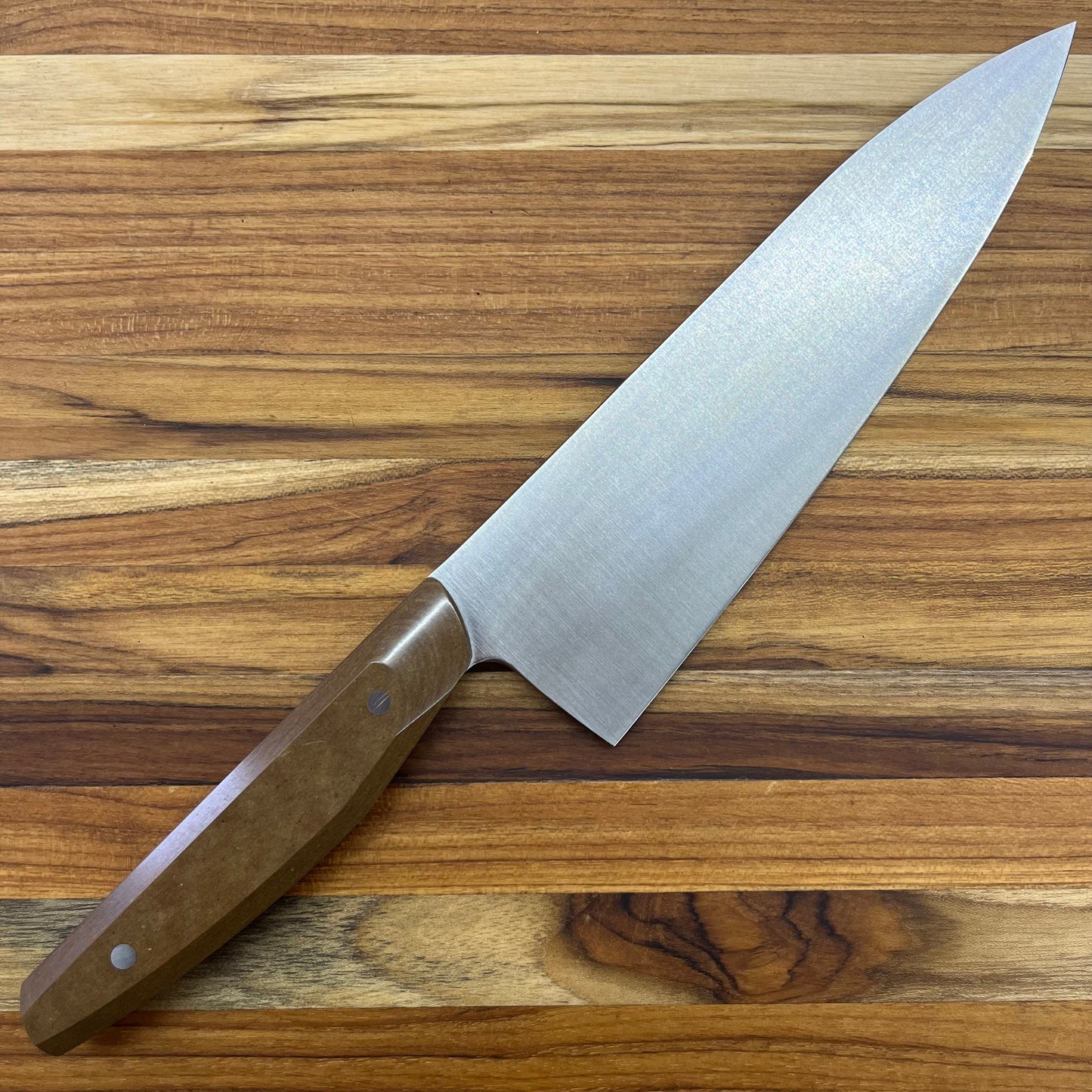 Patterson Forge Production 200mm (8") Chef's Knife w/ Sandbar Richlite Handle