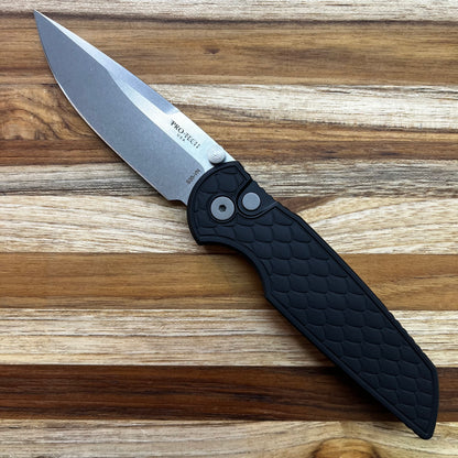 Pro-Tech TR-3 Integrity 3.5" Folding Knife w/ Reptile Black Handle