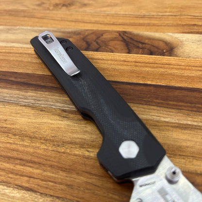 Kershaw Iridium Button Lock 3.5" Folding Knife w/ Black G10 Handle