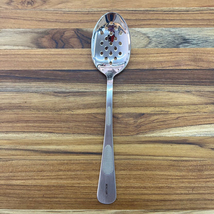 Mercer Tool 8" Satin Perforated Bowl Plating Spoon