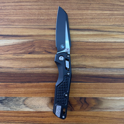 Microtech MSI Mini 3" Folding Knife w/ Black Frag Aluminum Handle