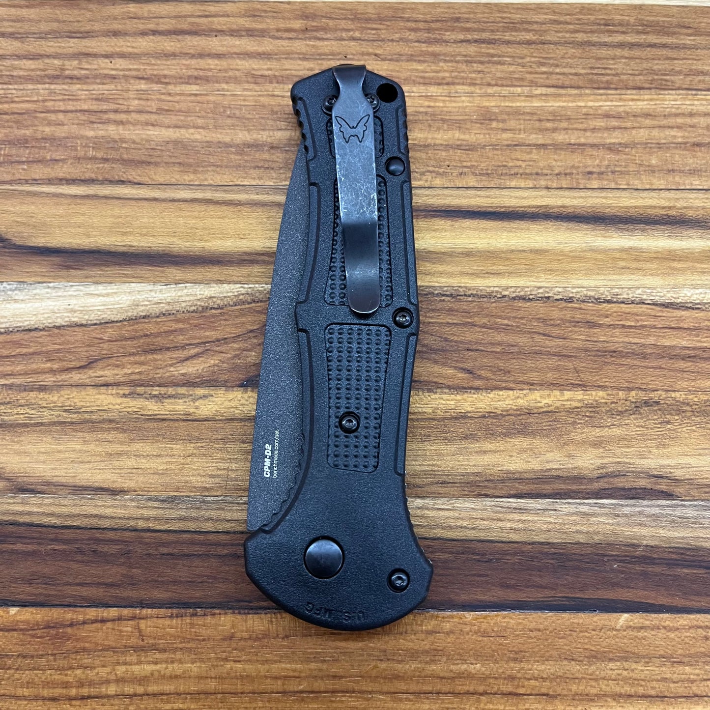 Benchmade Claymore 3.5" Auto w/ Black Grivory Handle