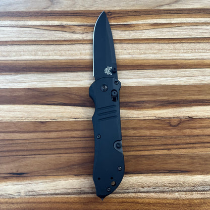 *DISCONTINUED* Benchmade Tactical Triage 3.5" All Black Rescue Folding Knife