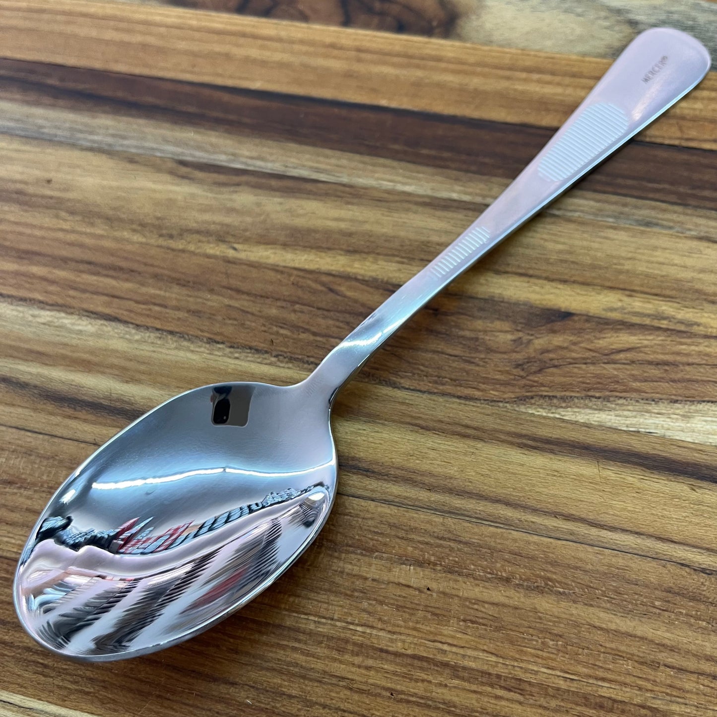 Mercer Tool 8" Satin Solid Bowl Plating Spoon