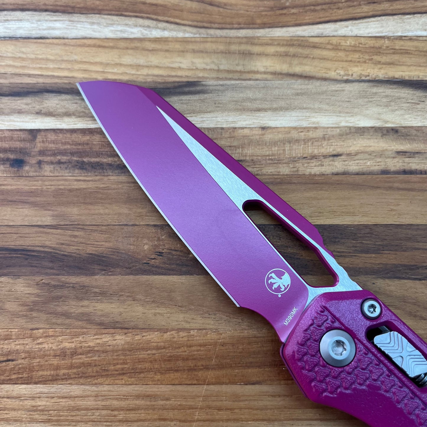 Microtech MSI 4" Folding Knife w/ Sangria Handle and Blade