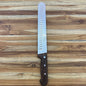 Victorinox Rosewood 10" Extra-Tall Roast Beef Slicing Knife w/ Hollow-Ground