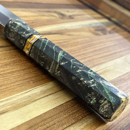 Burningsword Ironworks 300mm (12") Sujihiki w/ Maple Burl Handle