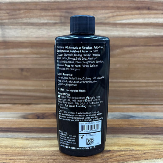 Liquid Polish for Metal, Fiberglass, Plastic & Paint - 3.4 oz. Bottle