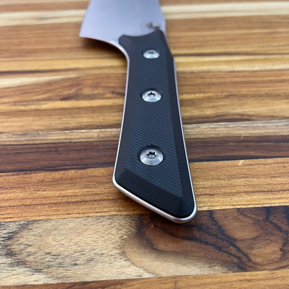 Microtech Culinary 6" Santoku w/ Black G10 Handle