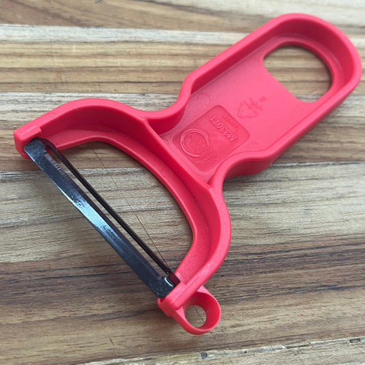 Mercer Tools Red Y Peeler w/ Carbon Steel Blade