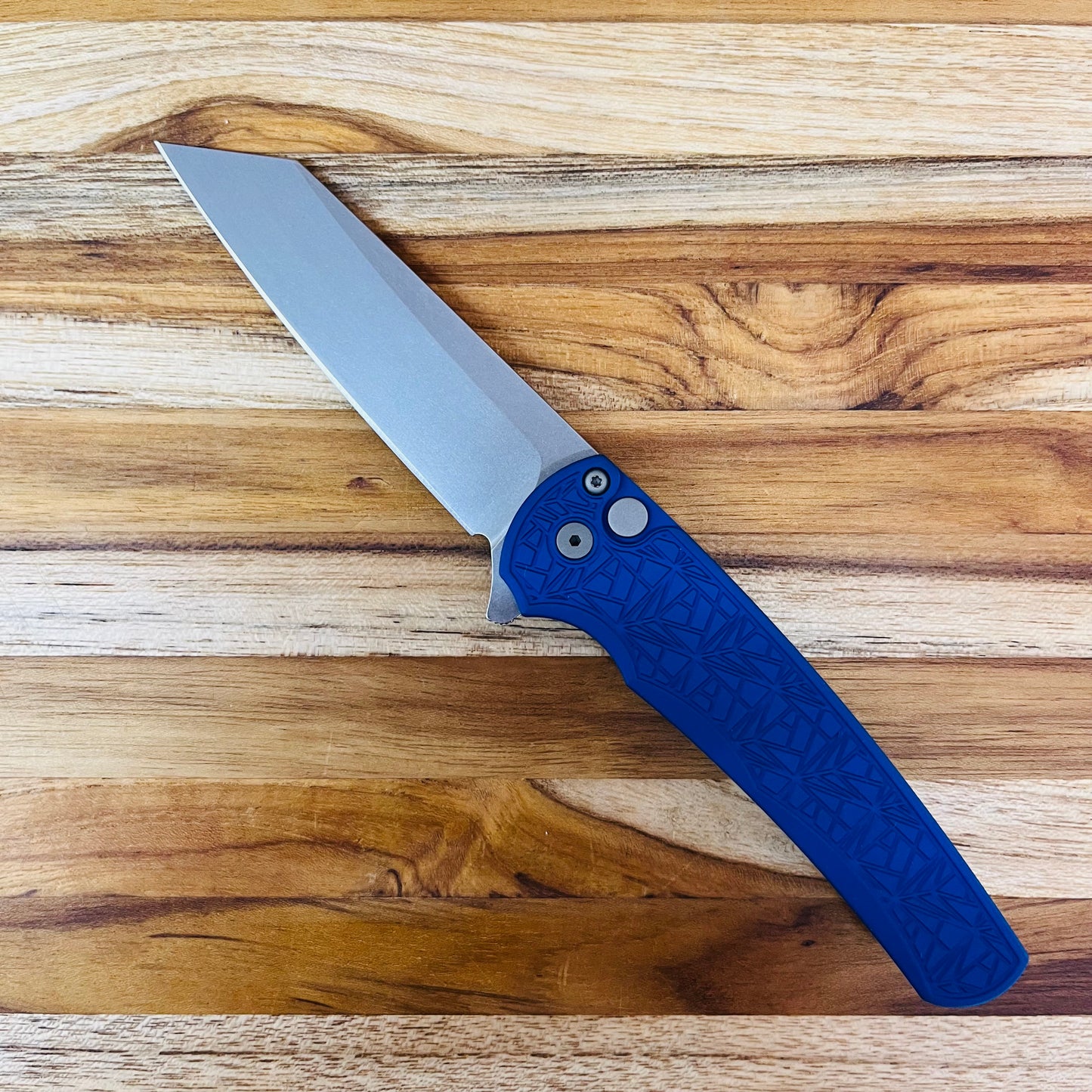 Pro-Tech Malibu Nexus 3" Flipping Knife w/ Blue Aluminum handle