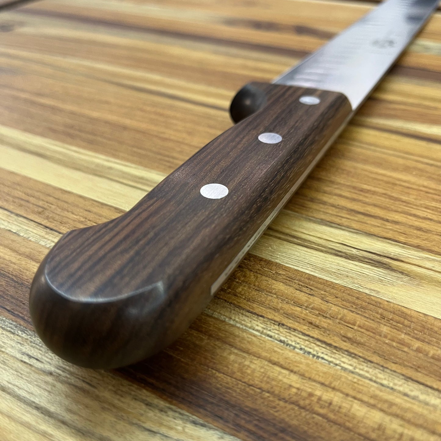 Victorinox Rosewood 12" Extra-Tall Roast Beef Slicing Knife w/ Hollow-Ground