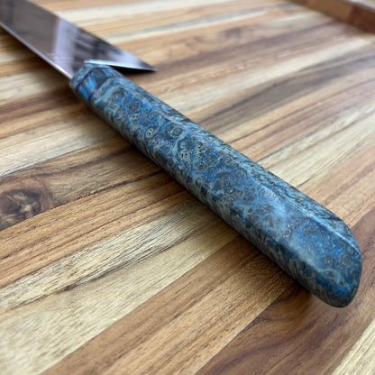 Baldwin Blades 240mm (9.5") K-Tip Gyuto w/ Blue Black Ash Handle