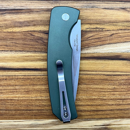 Pro-Tech Magic 2 "Whiskers" 3.75" Auto w/ Green Handle