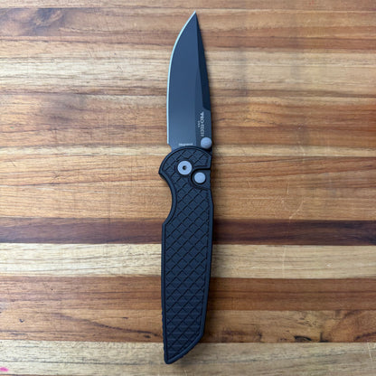Pro-Tech TR-3 Integrity 3.5" Folding Knife w/ Black Relic Aluminum Handle