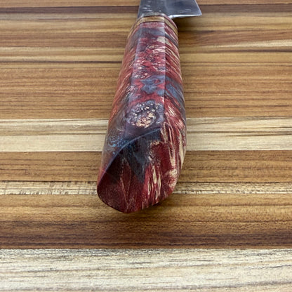 Baldwin Blades 150mm (6") Petty w/ K-Tip & Red Box Elder Handle