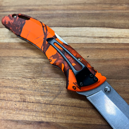 Buck Bantam 3.5" Orange Nylon Lockback Knife