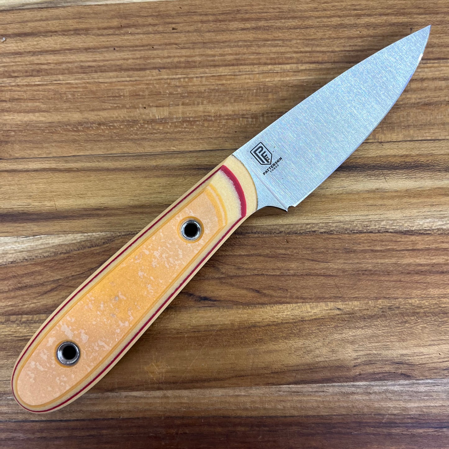 Patterson Forge 70mm (2.75") Fixed Blade w/ Paper G-Carta Handle