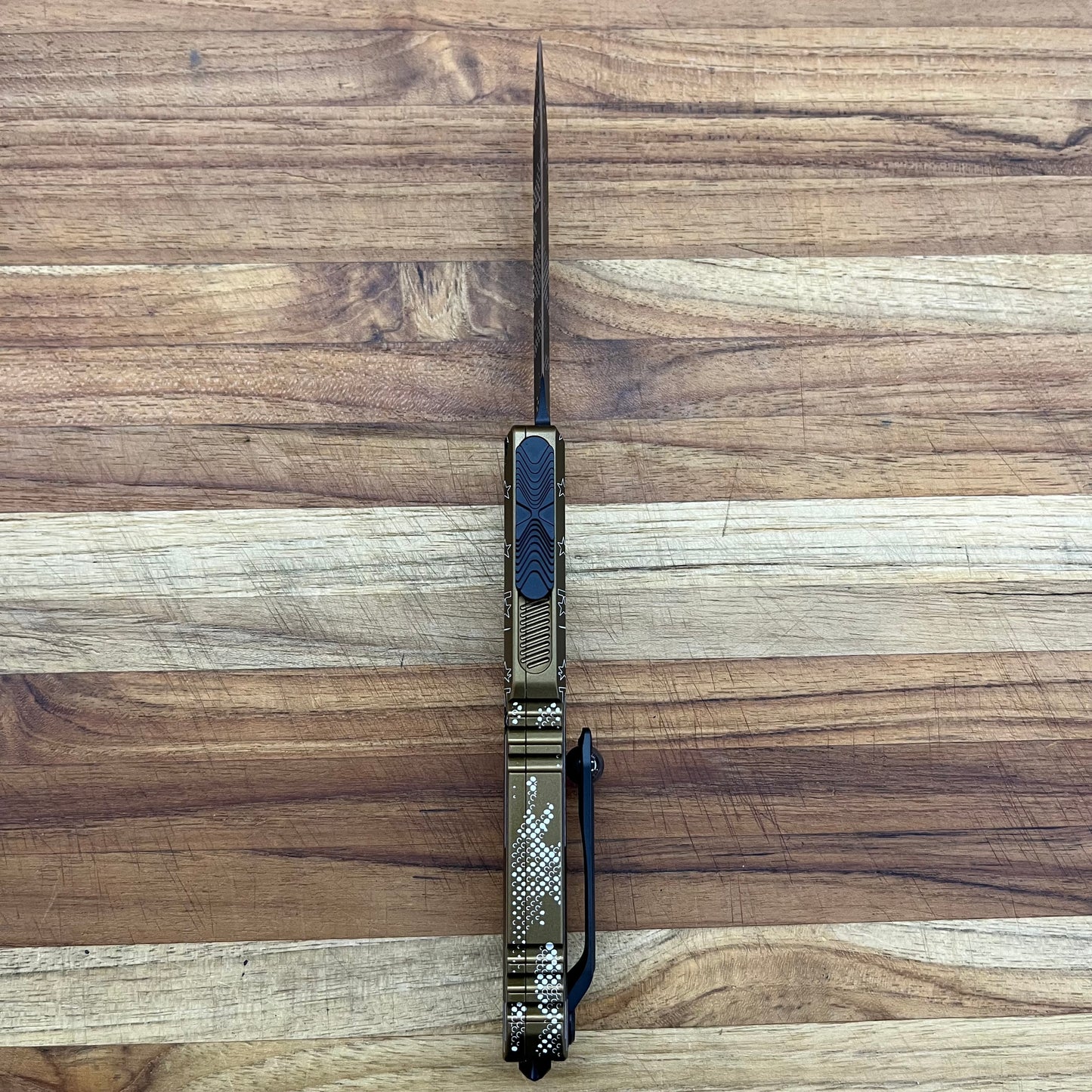 Microtech Ultratech Gen IV D/E 3.5" OTF w/ Tan Hero Aluminum Handle