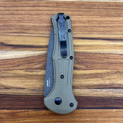 Benchmade Claymore 3.5" Auto w/ Foliage Green Grivory Handle