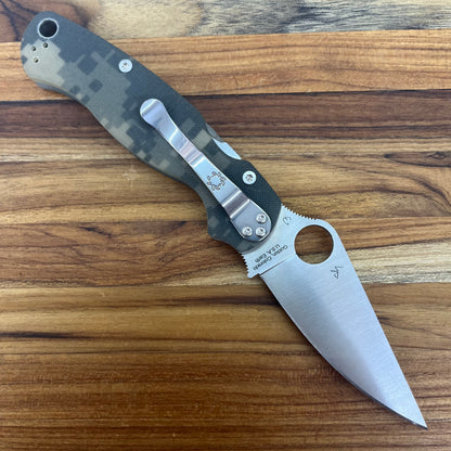 Spyderco Para Military 2 Camo G10 Folder