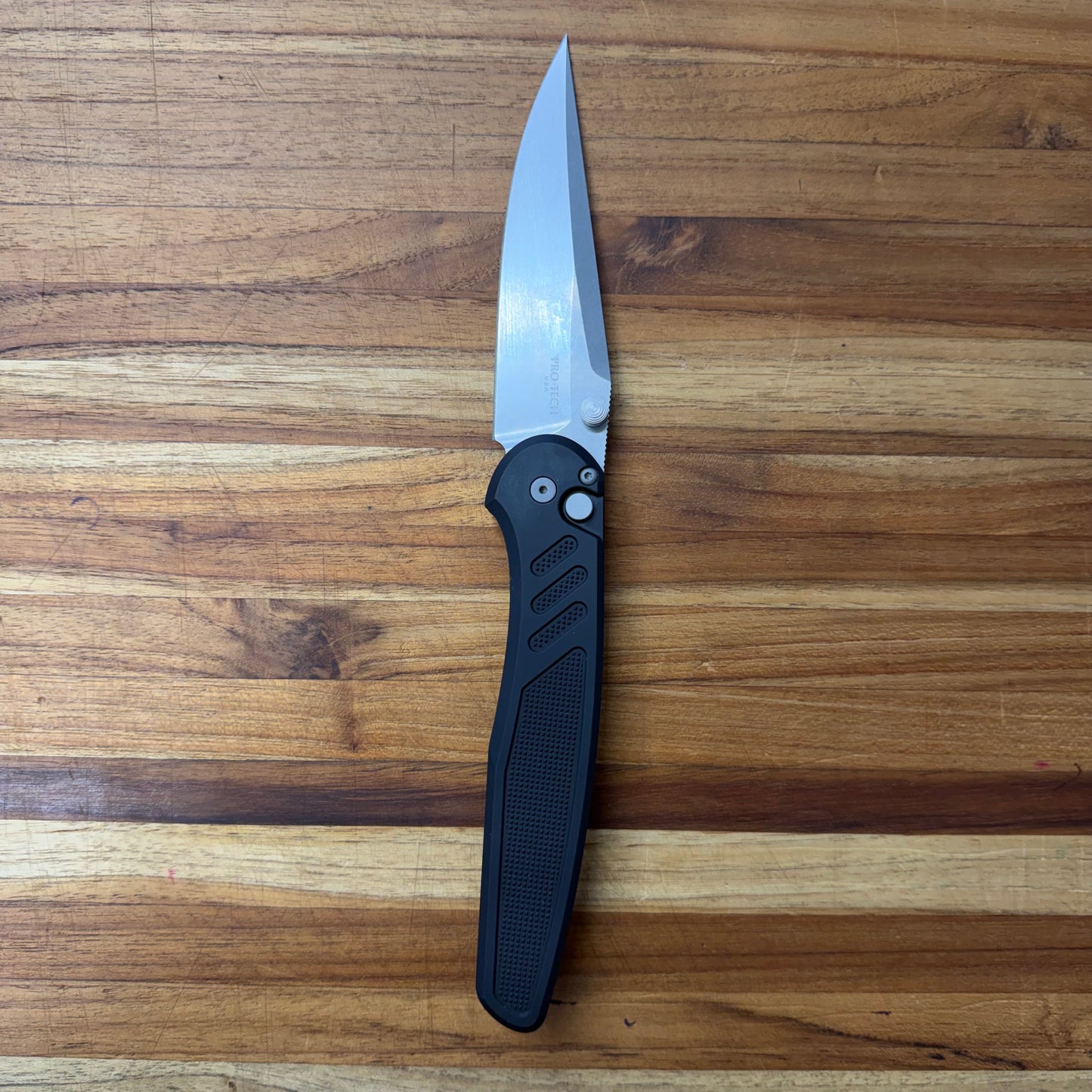 Pro-Tech Avalon 4.25" Folding Knife w/ Knurled Black Aluminum Handle