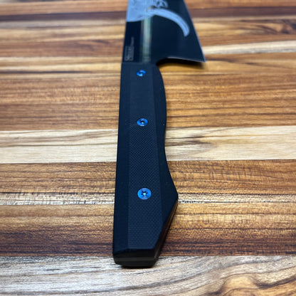 Meglio Production 10" DLC Kiritsuke 2.0 w/ Lasered Oni Yokai