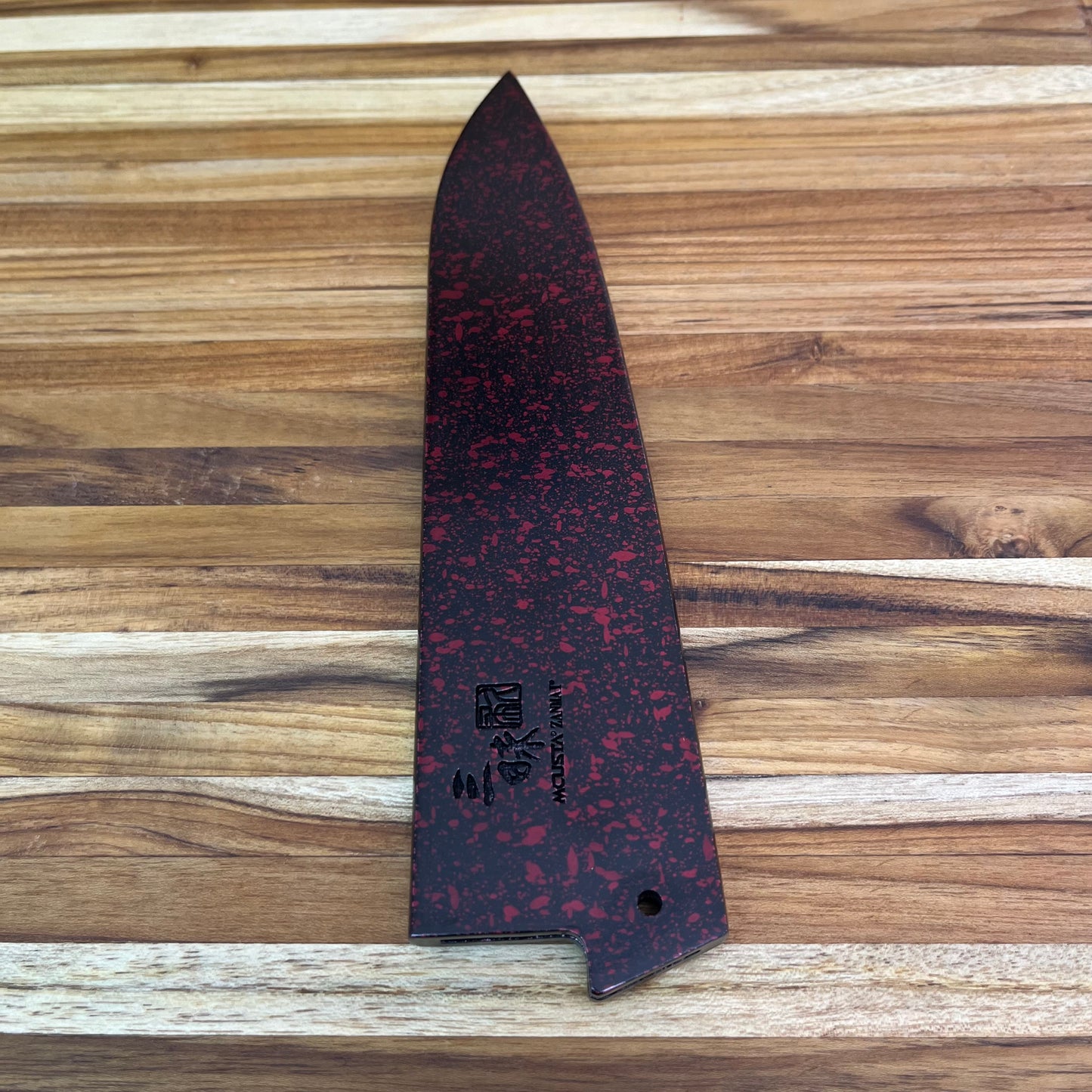 Mcusta Zanmai Red Lacquer 180mm (7") Gyuto Saya w/ Pin
