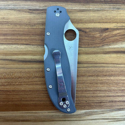 Spyderco Stretch 2 XL Cruwear Grey G10 *Sprint Run*