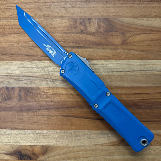 Microtech Combat Troodon Gen III T/E 4" OTF w/ Cerakote Blue Handle